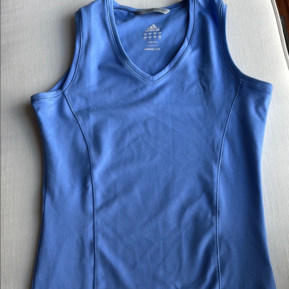Adidas Women's Vivid Blue Tank Top NEW